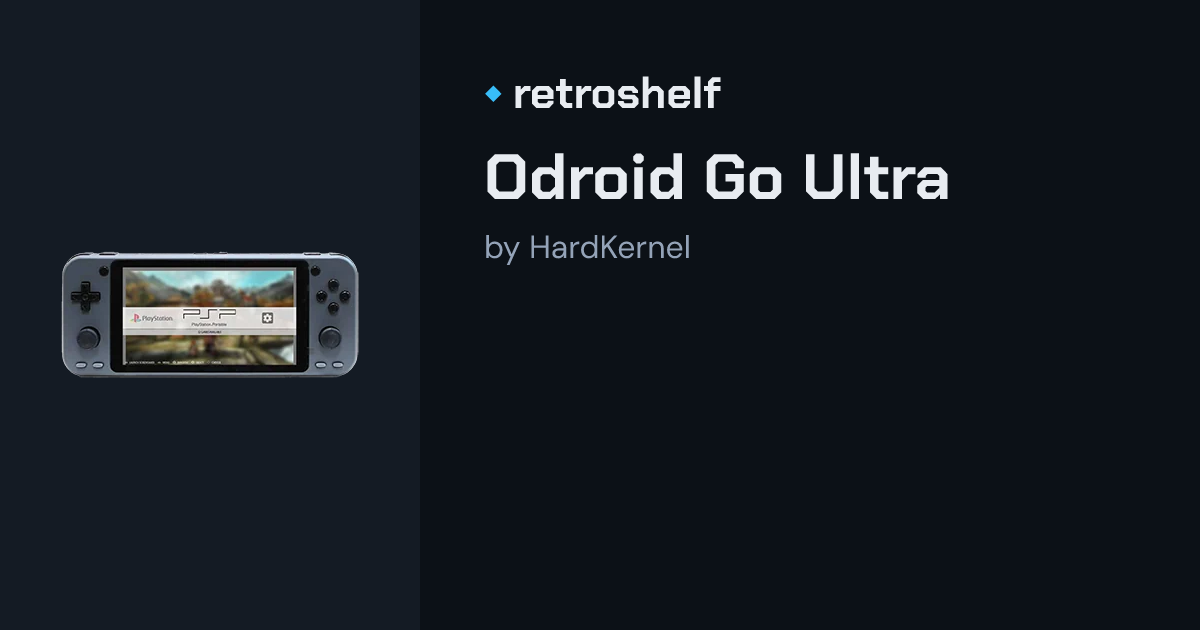 HardKernel Odroid Go Ultra: Specs, Reviews & Retro Handheld Notes / r…